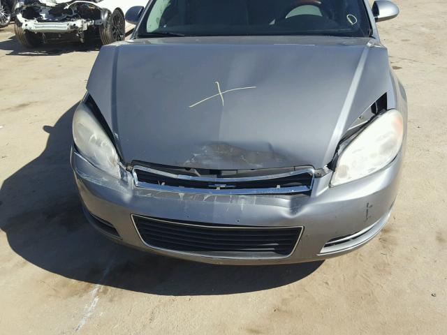 2G1WB58K479393131 - 2007 CHEVROLET IMPALA LS GRAY photo 9