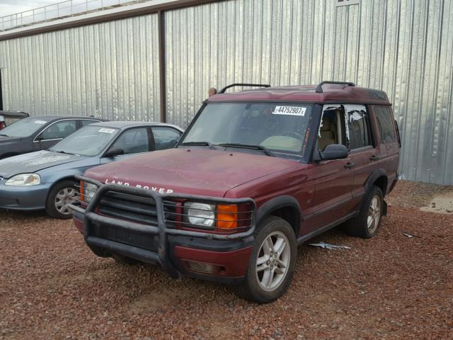 SALTY154X2A746808 - 2002 LAND ROVER DISCOVERY MAROON photo 2