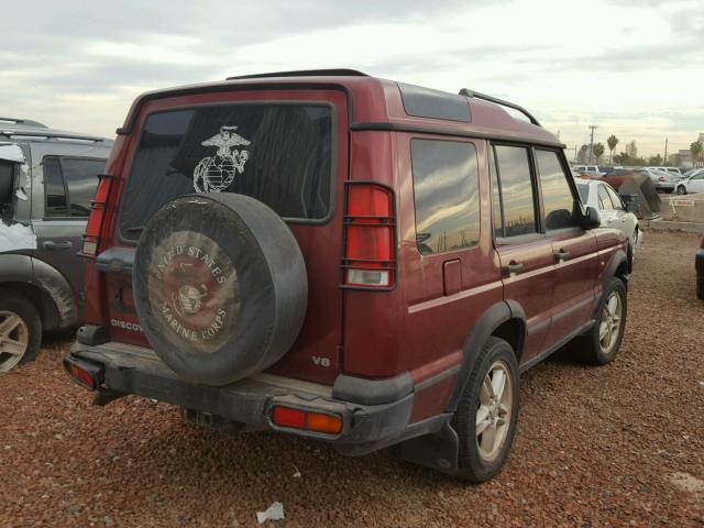 SALTY154X2A746808 - 2002 LAND ROVER DISCOVERY MAROON photo 4