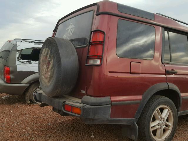 SALTY154X2A746808 - 2002 LAND ROVER DISCOVERY MAROON photo 9