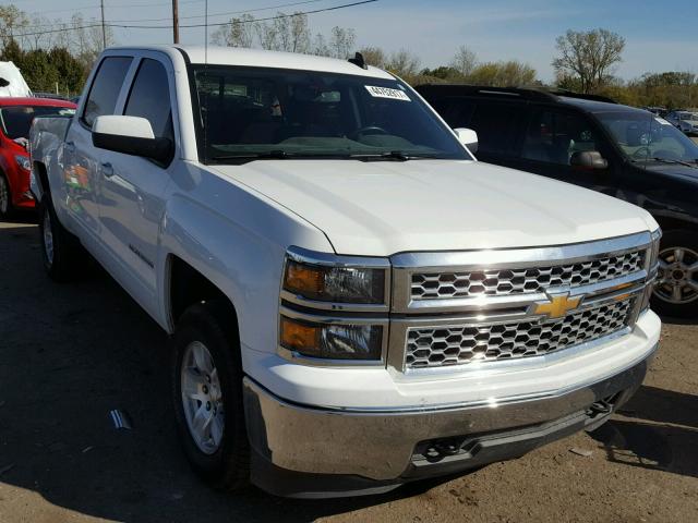 3GCUKREHXFG449138 - 2015 CHEVROLET SILVERADO WHITE photo 1