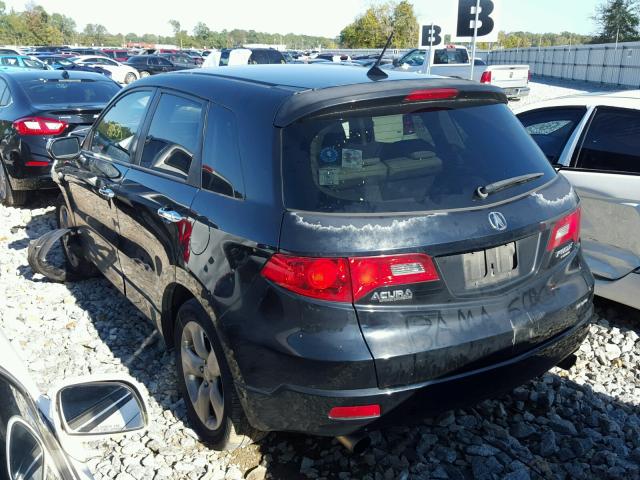 5J8TB18597A007600 - 2007 ACURA RDX TECHNO BLACK photo 3