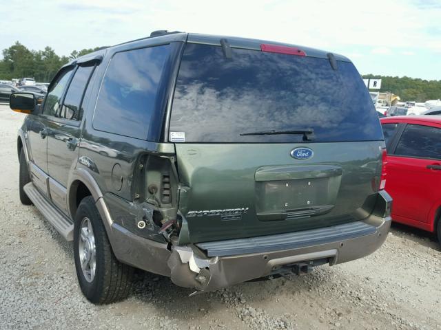 1FMPU17L74LA51519 - 2004 FORD EXPEDITION GREEN photo 3