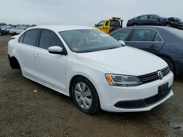 3VWBP7AJ0DM414447 - 2013 VOLKSWAGEN JETTA SE WHITE photo 1