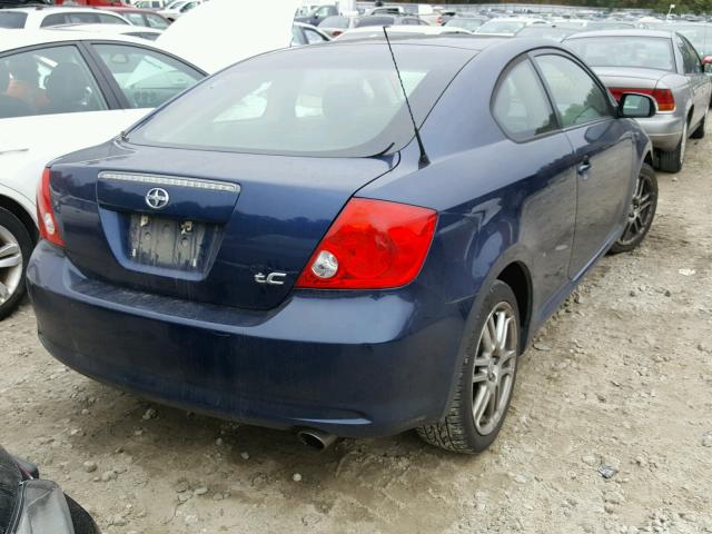 JTKDE167550038627 - 2005 TOYOTA SCION TC BLUE photo 4