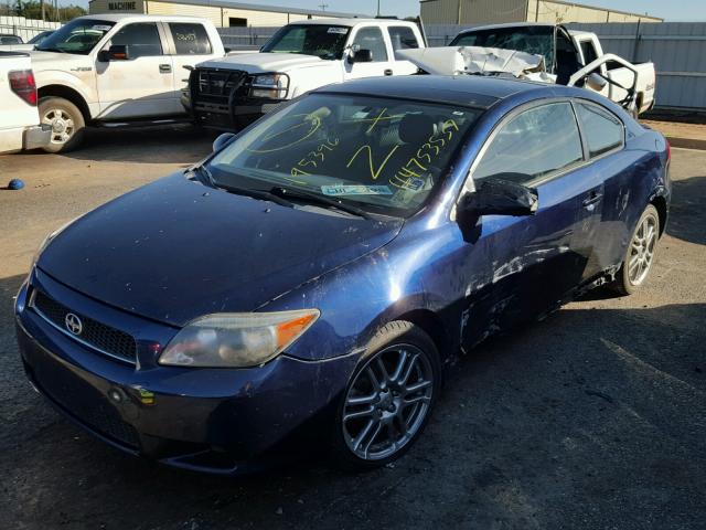 JTKDE167370195396 - 2007 TOYOTA SCION TC BLUE photo 2