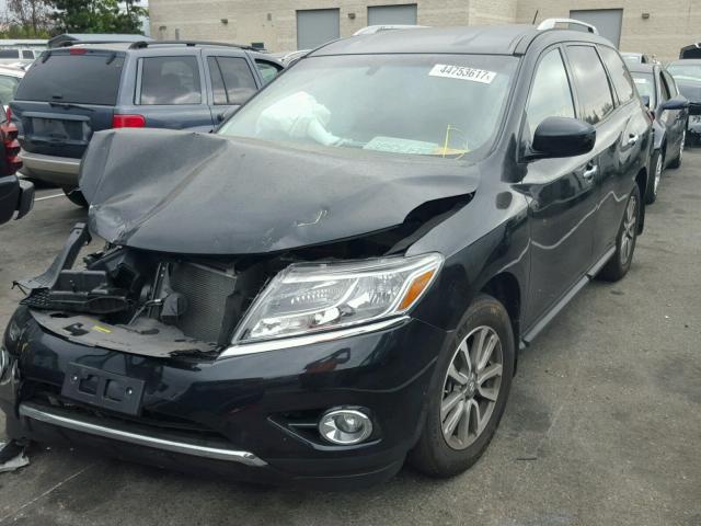 5N1AR2MN2FC716851 - 2015 NISSAN PATHFINDER BLACK photo 2