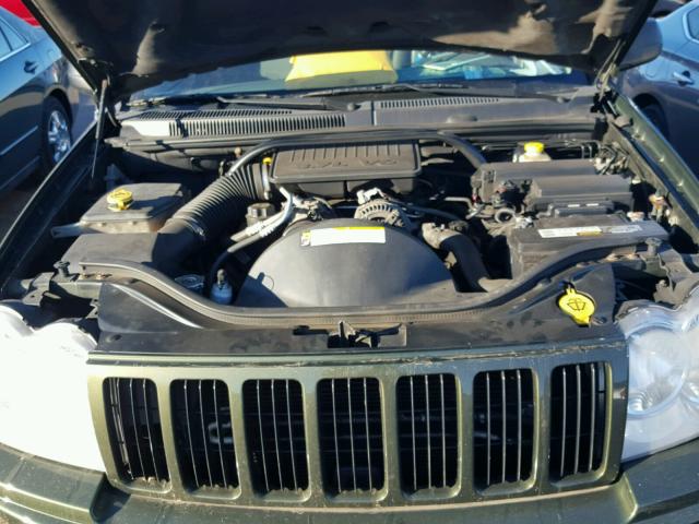 1J8GR48K07C616610 - 2007 JEEP GRAND CHER GREEN photo 7