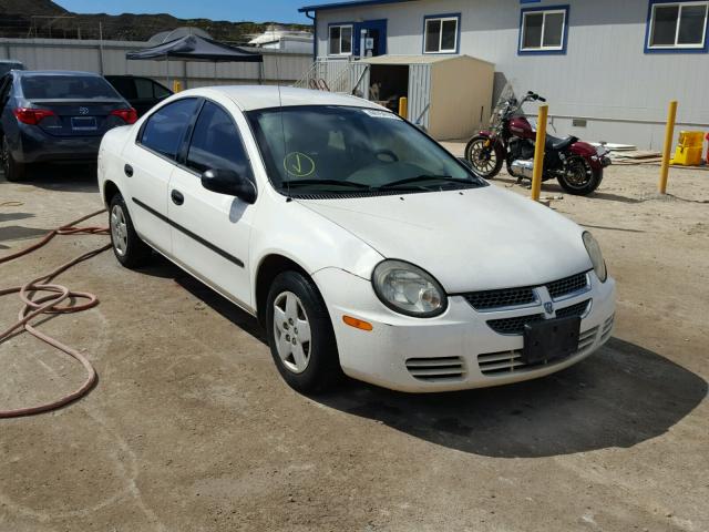 1B3ES26C83D213984 - 2003 DODGE NEON SE WHITE photo 1