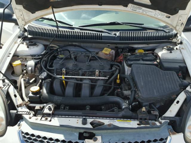 1B3ES26C83D213984 - 2003 DODGE NEON SE WHITE photo 7