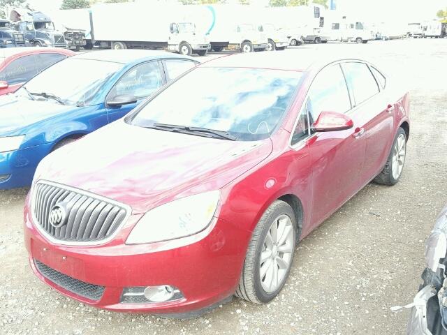 1G4PR5SK6D4234685 - 2013 BUICK VERANO CON RED photo 2