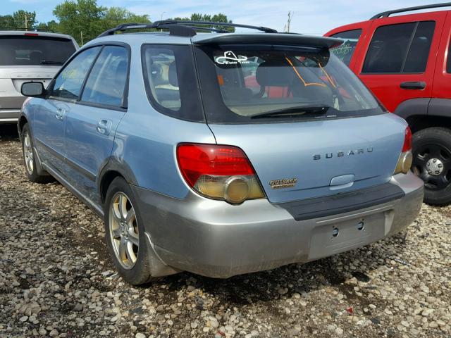 JF1GG68555H806878 - 2005 SUBARU IMPREZA OU BLUE photo 3