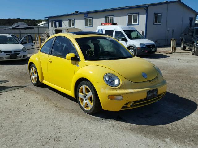 3VWCD21CX2M453965 - 2002 VOLKSWAGEN NEW BEETLE 黄色 照片 1