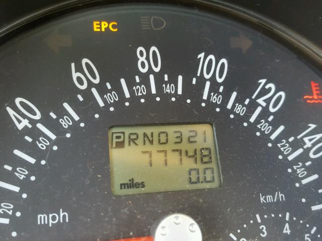 3VWCD21CX2M453965 - 2002 VOLKSWAGEN NEW BEETLE 黄色 照片 8