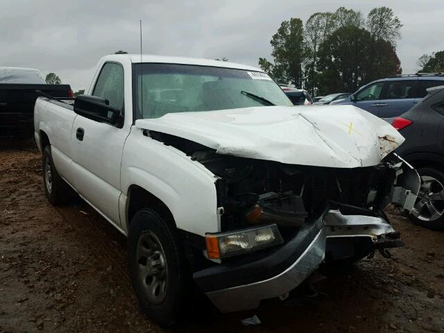 1GCEC14X36Z292189 - 2006 CHEVROLET SILVERADO WHITE photo 1