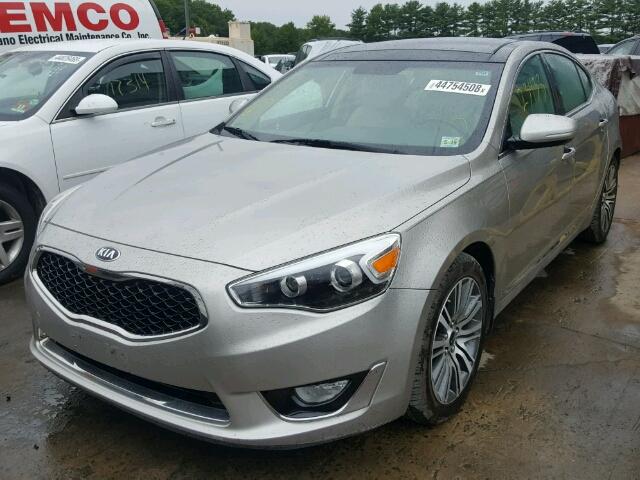 KNALN4D72E5153144 - 2014 KIA CADENZA PR SILVER photo 2