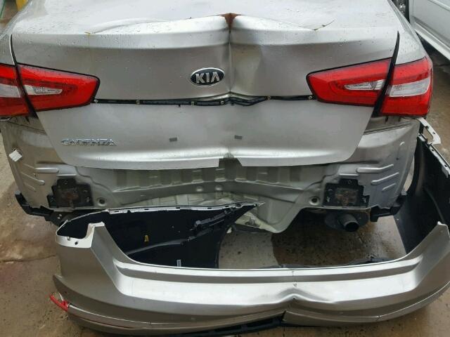 KNALN4D72E5153144 - 2014 KIA CADENZA PR SILVER photo 9