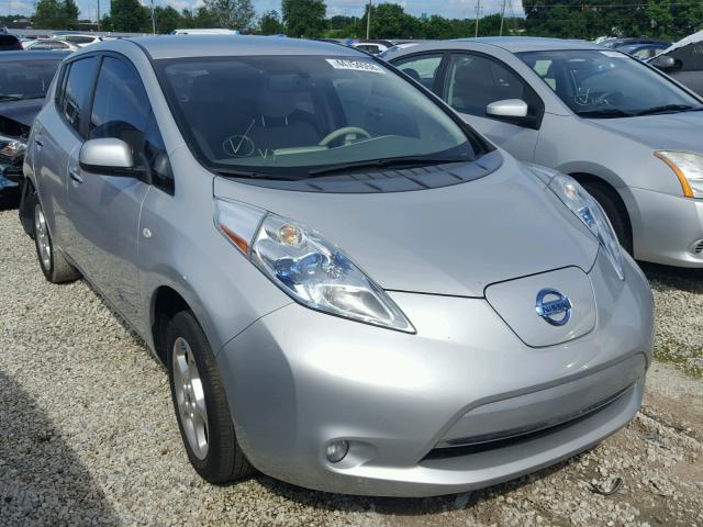 JN1AZ0CP0BT005805 - 2011 NISSAN LEAF SV SILVER photo 1