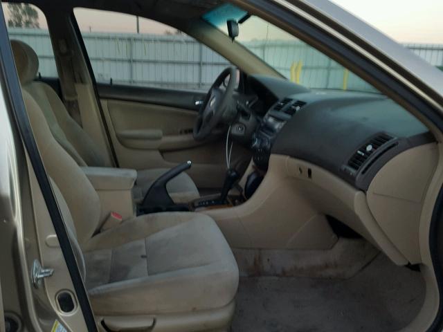 1HGCM56794A139824 - 2004 HONDA ACCORD GOLD photo 5