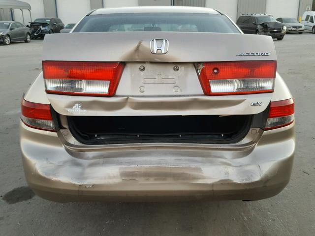 1HGCM56794A139824 - 2004 HONDA ACCORD GOLD photo 9