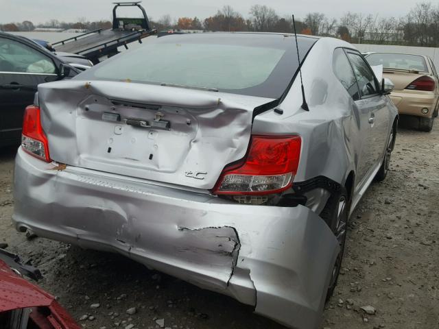 JTKJF5C79C3040260 - 2012 TOYOTA SCION TC 银色 照片 4
