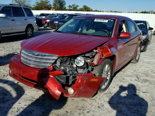 1C3LC66K48N162149 - 2008 CHRYSLER SEBRING LI RED photo 2