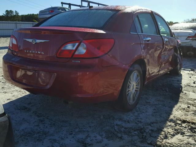 1C3LC66K48N162149 - 2008 CHRYSLER SEBRING LI RED photo 3