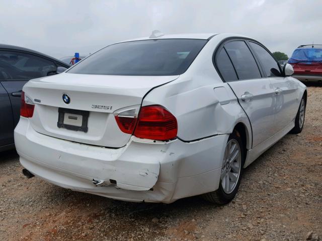 WBAVB17566NK35776 - 2006 BMW 325 I AUTO WHITE photo 4
