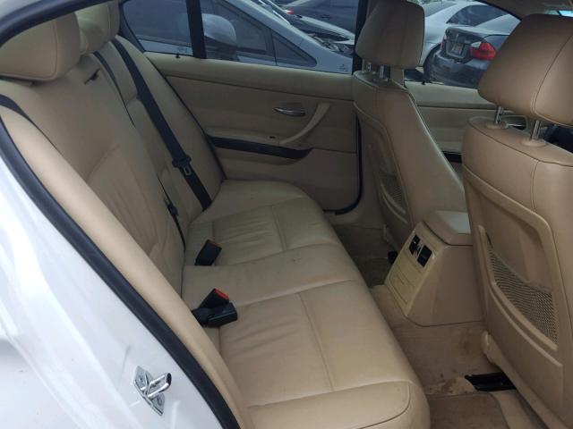 WBAVB17566NK35776 - 2006 BMW 325 I AUTO WHITE photo 6