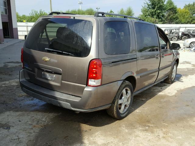 1GNDV23L25D292133 - 2005 CHEVROLET UPLANDER L 棕色 照片 4