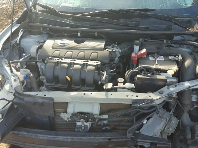 3N1AB7AP7DL723584 - 2013 NISSAN SENTRA S SILVER photo 7