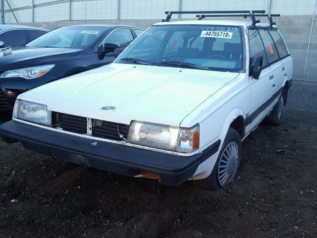 JF2AN52B0ND406153 - 1992 SUBARU LOYALE WHITE photo 2