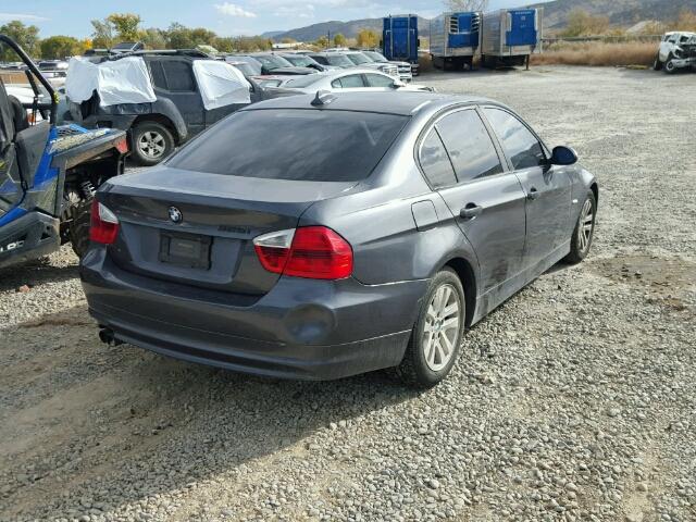 WBAVB13596PT09878 - 2006 BMW 325 I GRAY photo 4