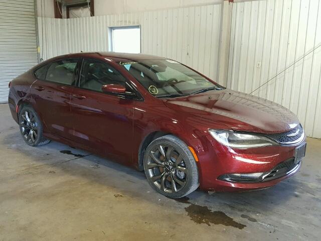 1C3CCCBB7GN162293 - 2016 CHRYSLER 200 S BURGUNDY photo 9