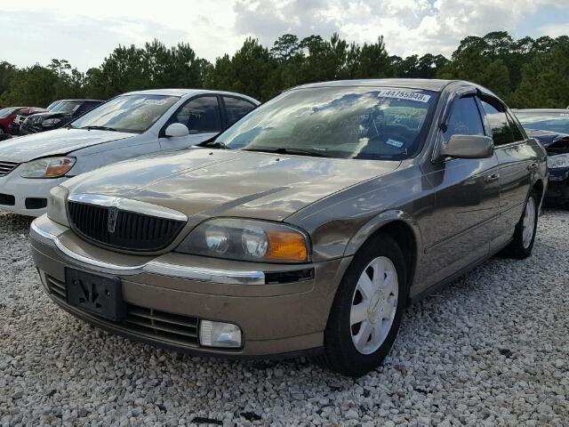 1LNHM87A22Y664448 - 2002 LINCOLN LS GOLD photo 2