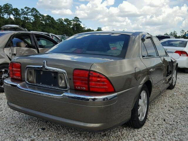 1LNHM87A22Y664448 - 2002 LINCOLN LS GOLD photo 4