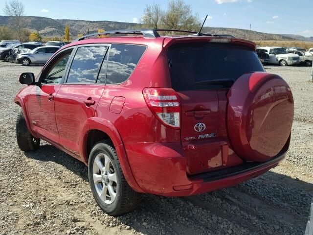 JTMBK34V895077516 - 2009 TOYOTA RAV4 RED photo 3