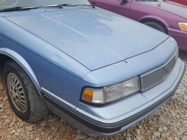 1G3AL54N3N6317502 - 1992 OLDSMOBILE CUTLASS CI ლურჯი ფოტო 9