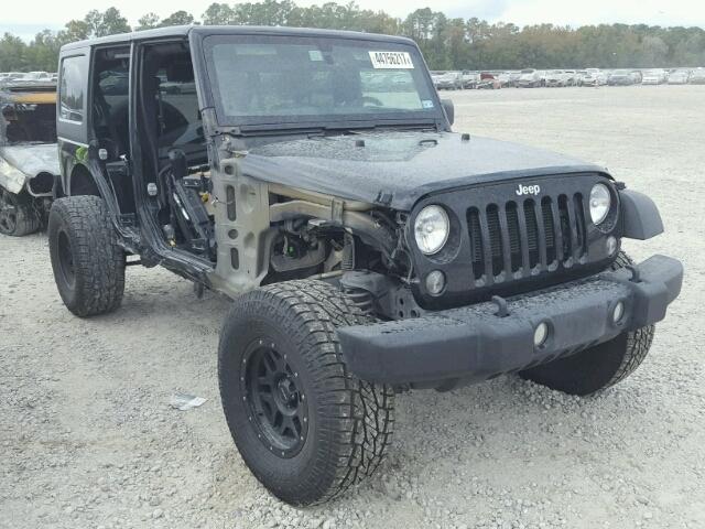 1C4BJWDG4FL504056 - 2015 JEEP WRANGLER U BLACK photo 1