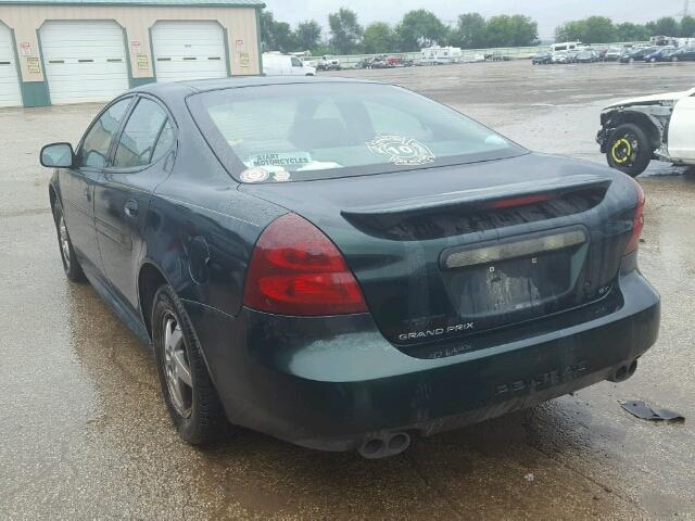 2G2WP522041172075 - 2004 PONTIAC GRAND PRIX GREEN photo 3