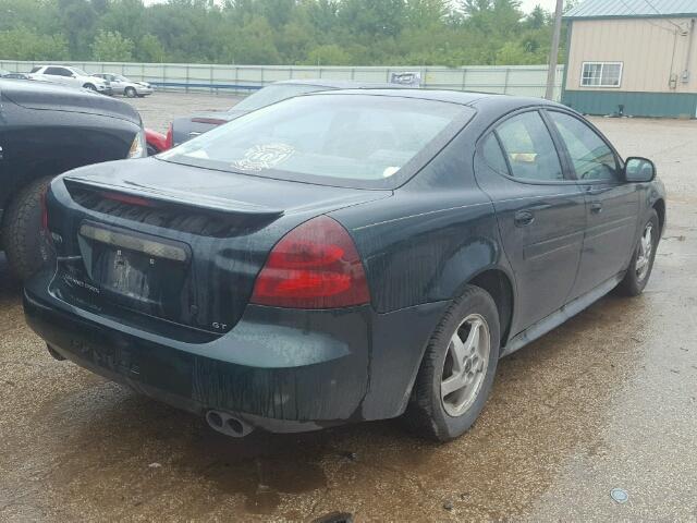 2G2WP522041172075 - 2004 PONTIAC GRAND PRIX GREEN photo 4