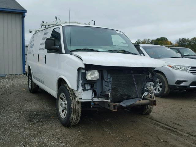 1GCUGADX8A1149522 - 2010 CHEVROLET EXPRESS G1 WHITE photo 1