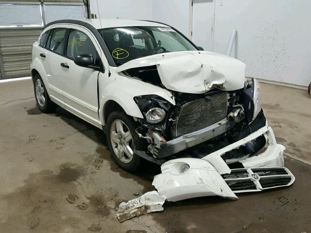 1B3HB48B07D562897 - 2007 DODGE CALIBER WHITE photo 1