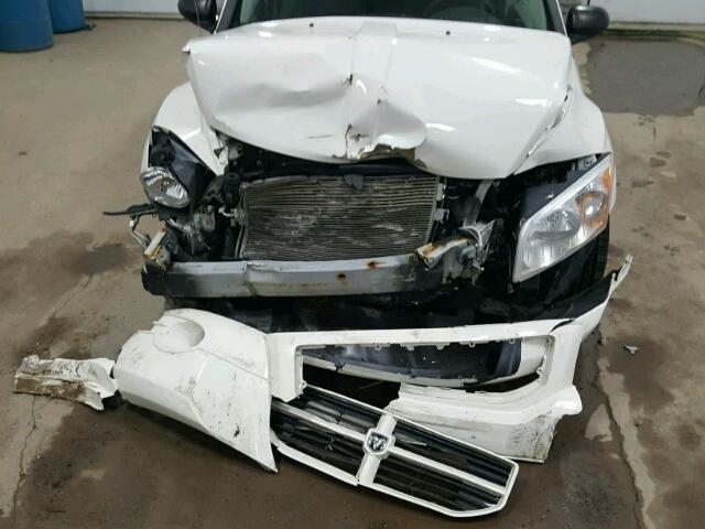 1B3HB48B07D562897 - 2007 DODGE CALIBER WHITE photo 7