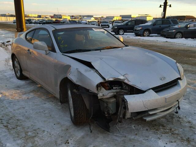 KMHHN65D13U103780 - 2003 HYUNDAI TIBURON SE SILVER photo 1