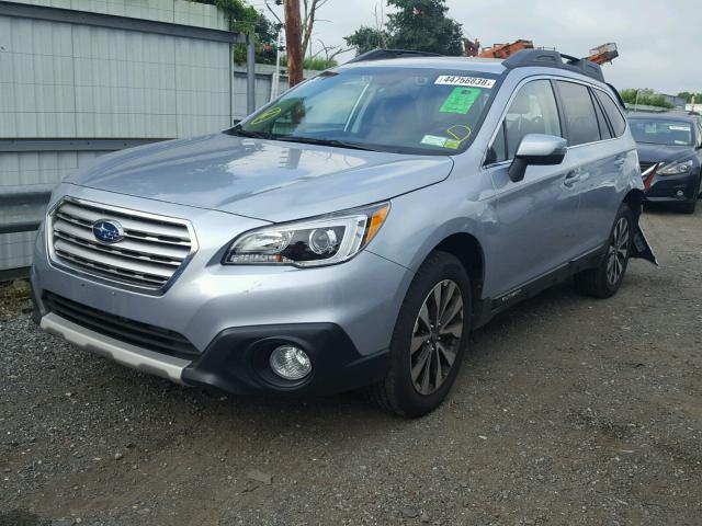 4S4BSENC5G3289416 - 2016 SUBARU OUTBACK 3. SILVER photo 2