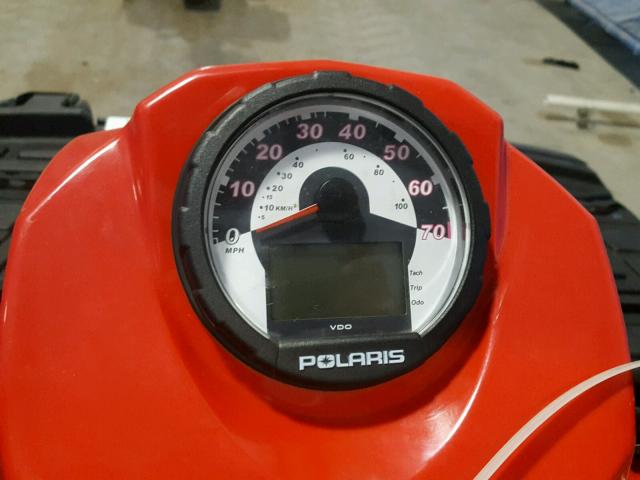 4XADH50A1AB802442 - 2010 POLARIS SPORTSMAN RED photo 8