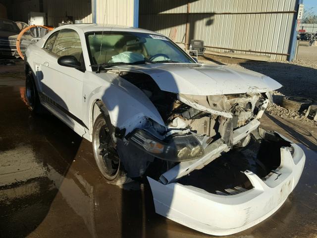 1FAFP40432F122289 - 2002 FORD MUSTANG WHITE photo 1