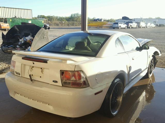 1FAFP40432F122289 - 2002 FORD MUSTANG WHITE photo 4