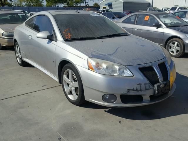 1G2ZH17N084196151 - 2008 PONTIAC G6 GT SILVER photo 1